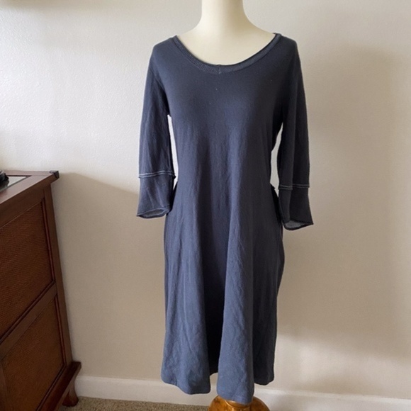 Anthropologie Par Such Grey Terry Cloth Dress 6 - Picture 2 of 7